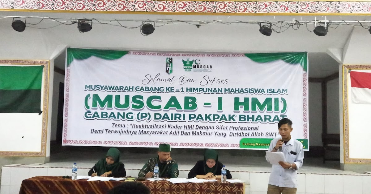 HMI kota stabat Gelar Musyawarah Cabang